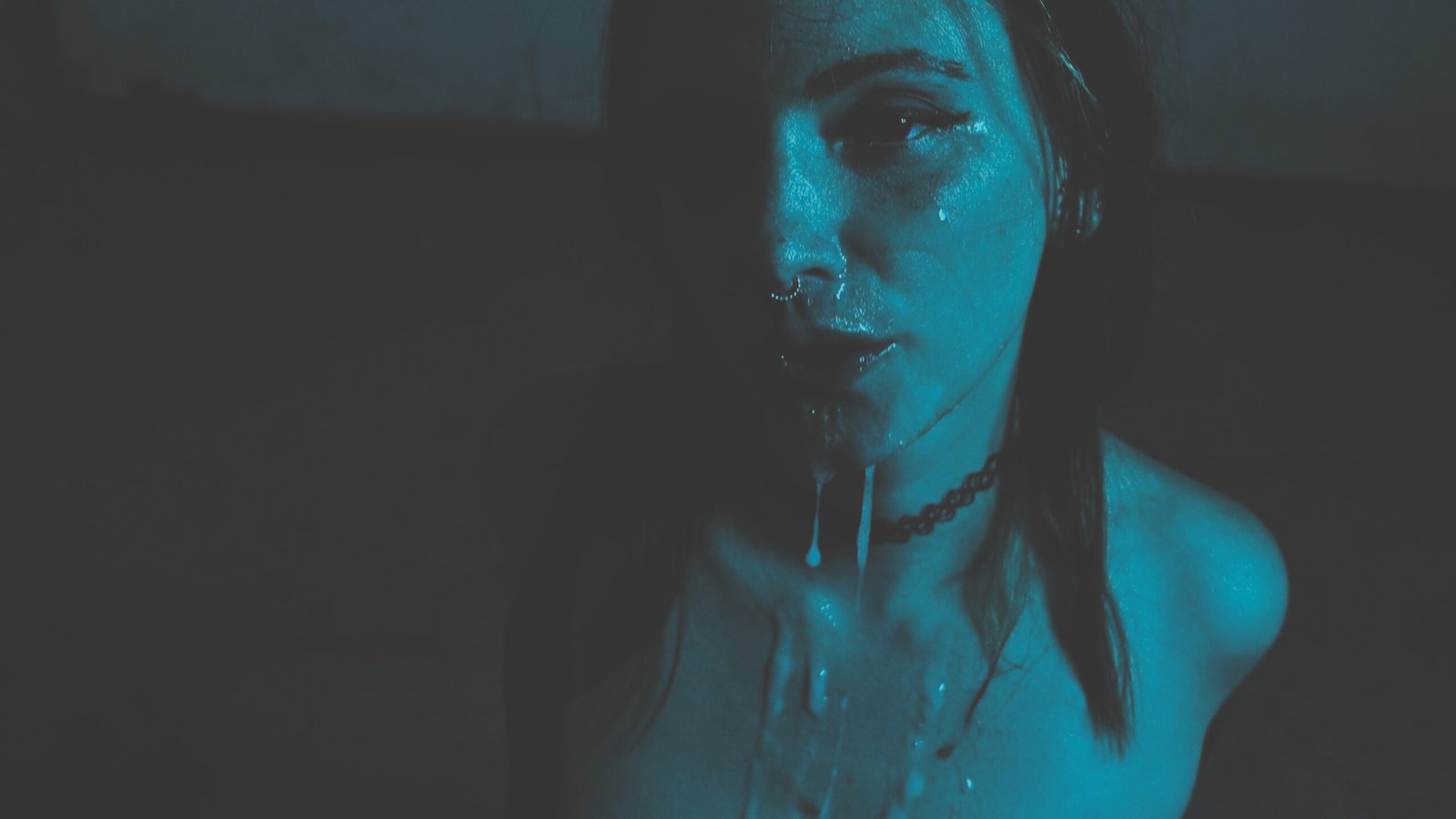 Face Fucked Handcuffed in Garage - Image 3
