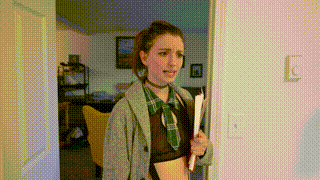 School Girl Plays the Woodwind